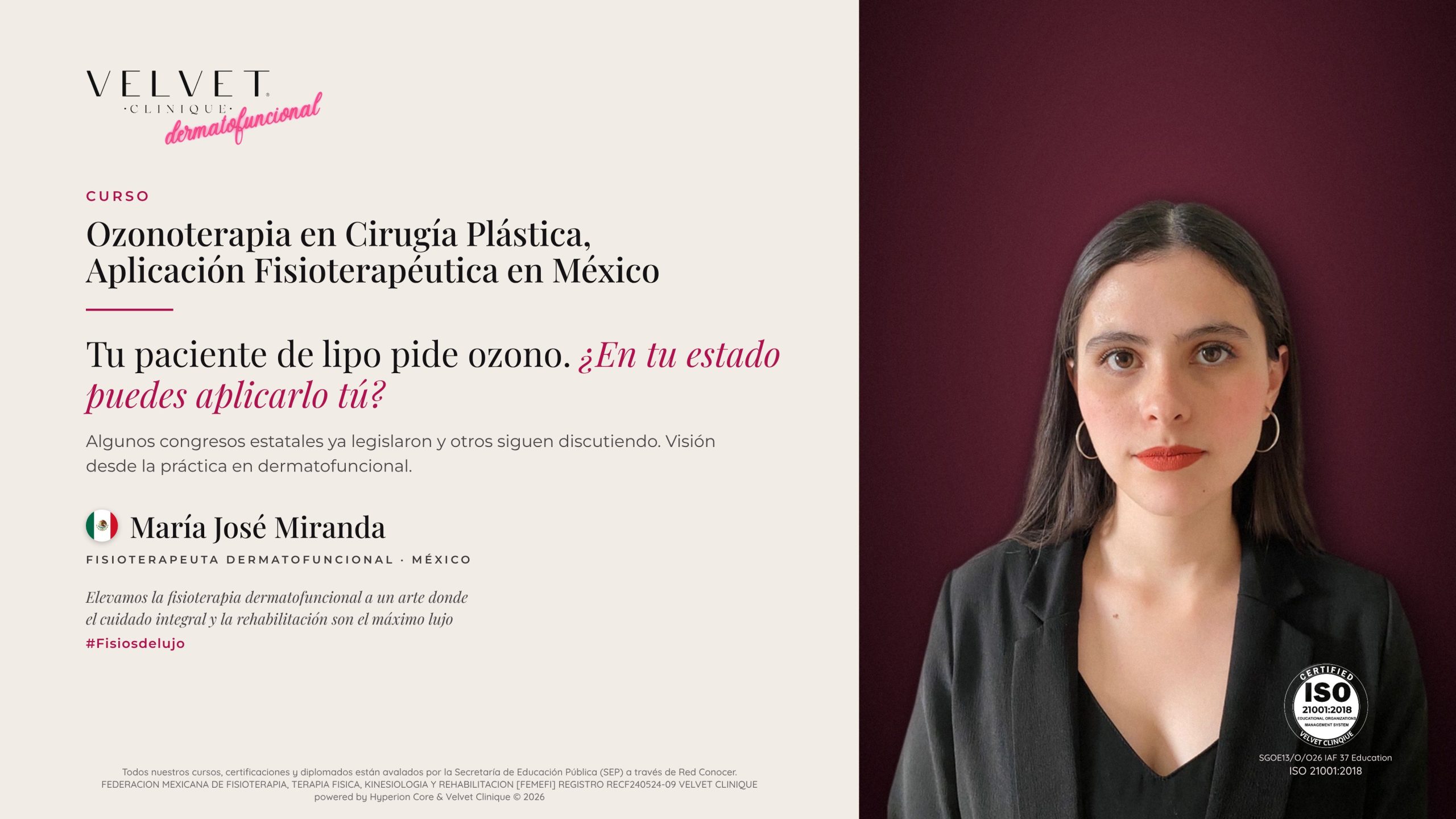 Ozonoterapia en Cirugia Plastica Aplicacion Fisioterapeutica en Mexico